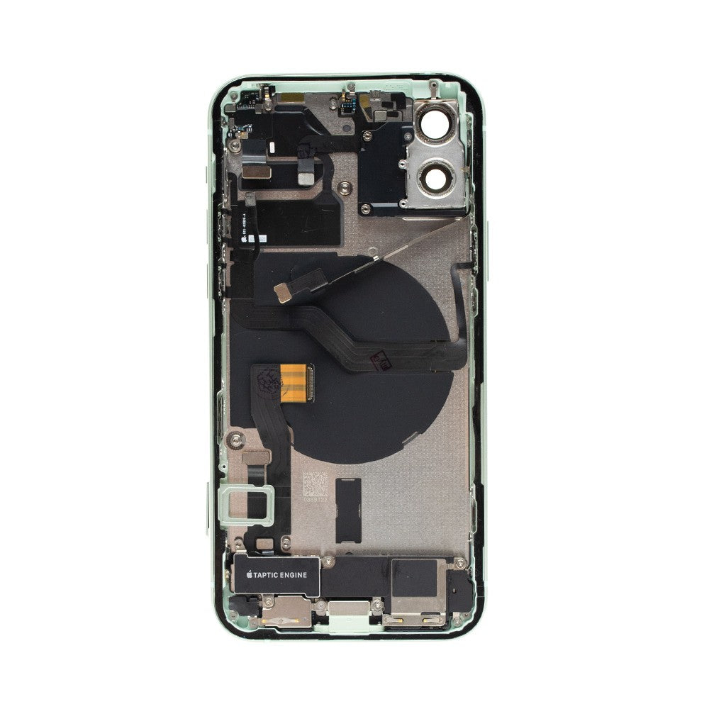 Rear Housing with Full Set Parts for iPhone 12-Green (Purple) Rear Housing with Full Set Parts for iPhone 12-Green (Purple)